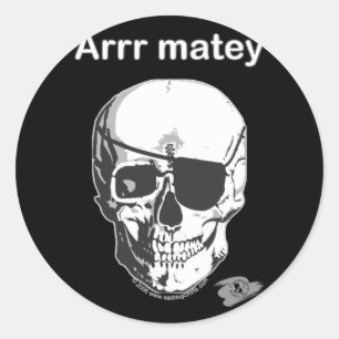 Matey Arrr海賊 ラウンドシール