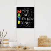 MATHの間違いによ考えるって起こる ポスター (キッチン)