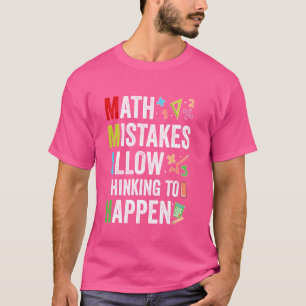 MATHの間違いによ考えるって起こる Tシャツ