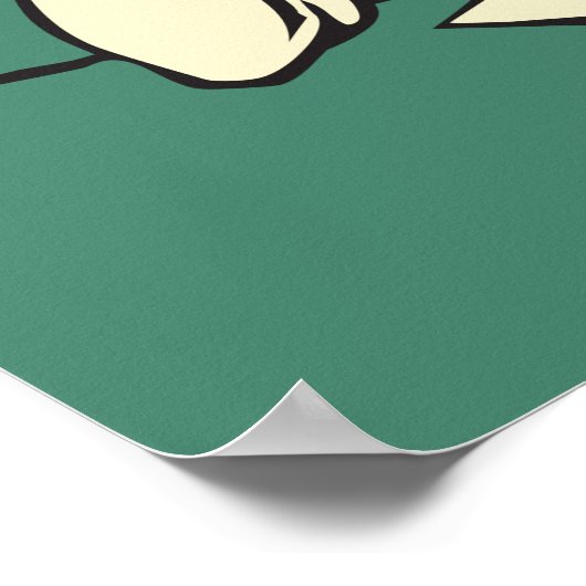 MATHは人間に対する精神的虐待である – ユーモアおもしろい ポスター (角)