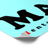 MATHは人間のポスターに対する精神的虐待に等おもしろいしい ポスター (角)