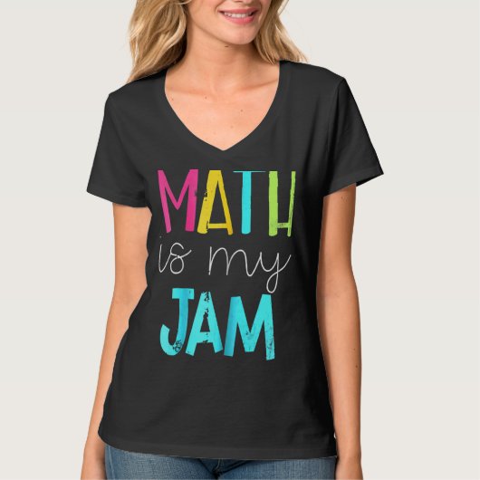 MathはMy Jam Mathの先生先生チームMath Tシャツ (正面)
