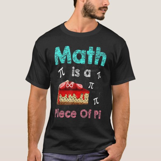 MathはPi 3 14パイ日Math Happy Pi Dの一部である Tシャツ (正面)