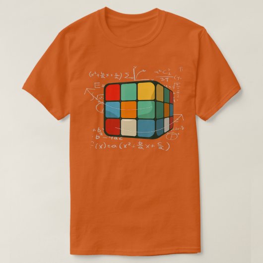Mathカレンカラフルダキューブの操作初期 Tシャツ (デザイン正面)