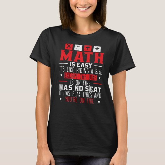 Mathギーク数数計算数数式S Tシャツ (正面)