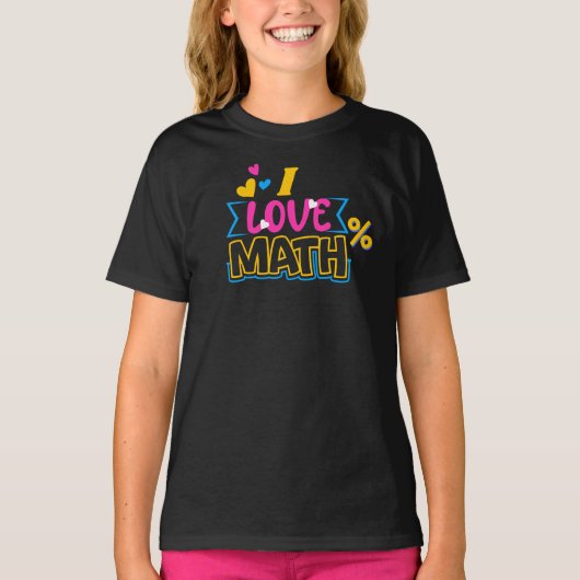Mathシャ子供へツ Tシャツ (正面)