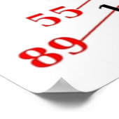 MATHフィボナッチ数字パスカル三角形 ポスター (角)