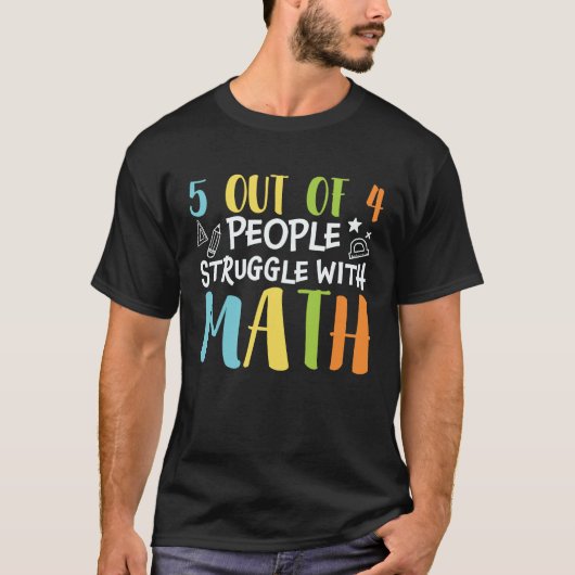 Math先生のみMath学の使い方はMathの使い方 Tシャツ (正面)