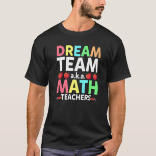 Math先生ドリームチームAka Math先生のバックアップ Tシャツ