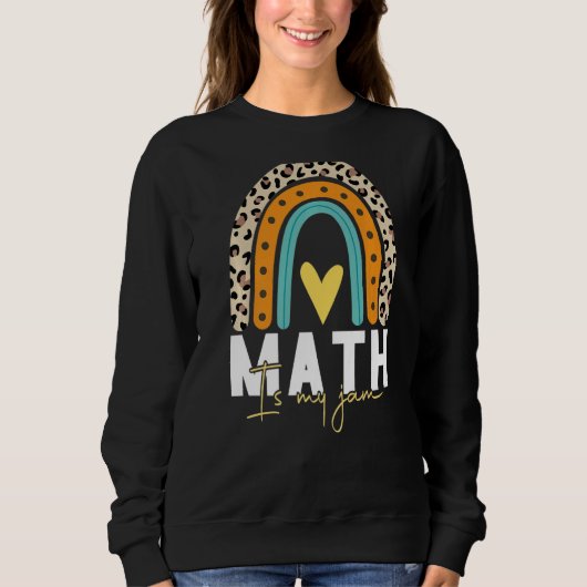 Math先生- Math is My Jam Premium_9 スウェットシャツ (正面)
