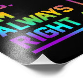 Math先生Always Right Mathematics Math フォトプリント (角)