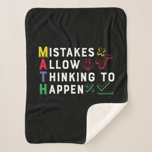 Math先生Math Allowedの実行 シェルパブランケット (正面)