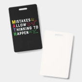 Math先生Math Allowedの実行 バッジ (正面＆裏面)