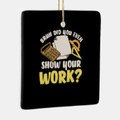 Math先生Math Show Your Work セラミックオーナメント (右)