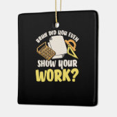 Math先生Math Show Your Work セラミックオーナメント (左)