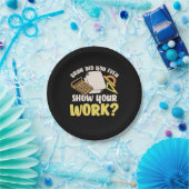 Math先生Math Show Your Work ペーパープレート (パーティー)