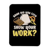 Math先生Math Show Your Work マグネット (縦)