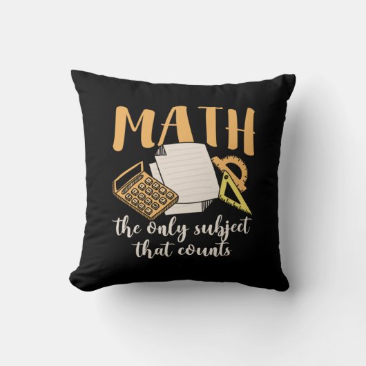 Math先生Math The Only Subject クッション (正面)
