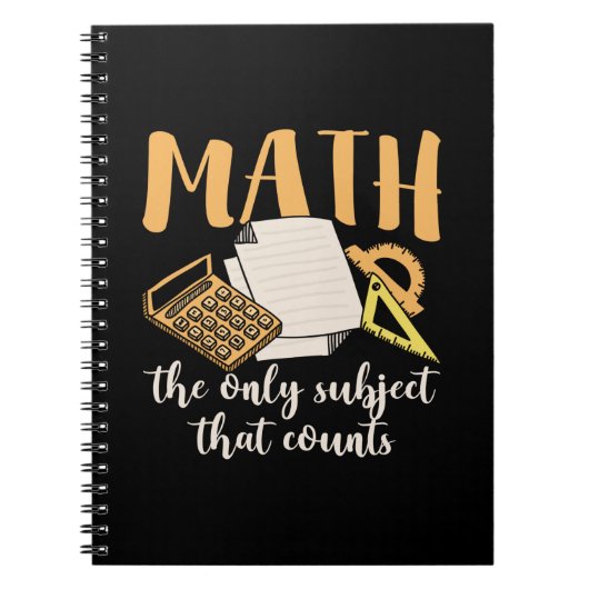 Math先生Math The Only Subject ノートブック (正面)