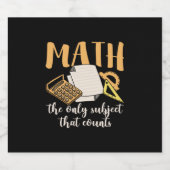 Math先生Math The Only Subject ビールラベル (シングルラベル)