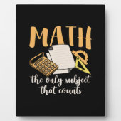 Math先生Math The Only Subject フォトプラーク (正面)