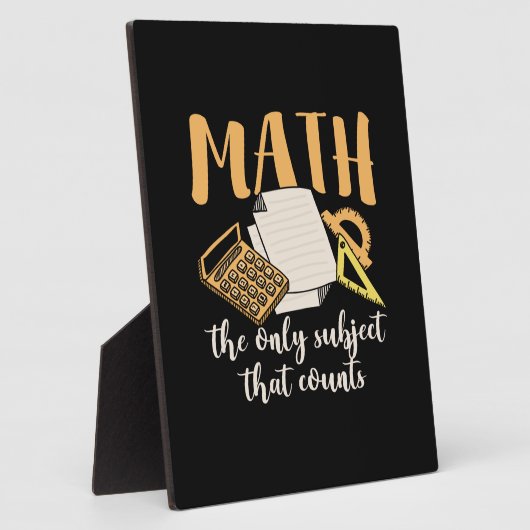 Math先生Math The Only Subject フォトプラーク (側面)