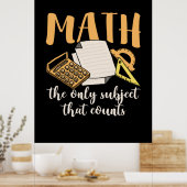 Math先生Math The Only Subject ポスター (キッチン)