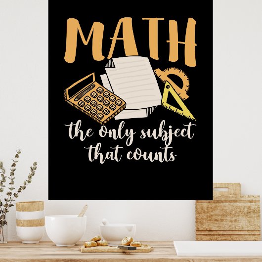 Math先生Math The Only Subject ポスター (キッチン)