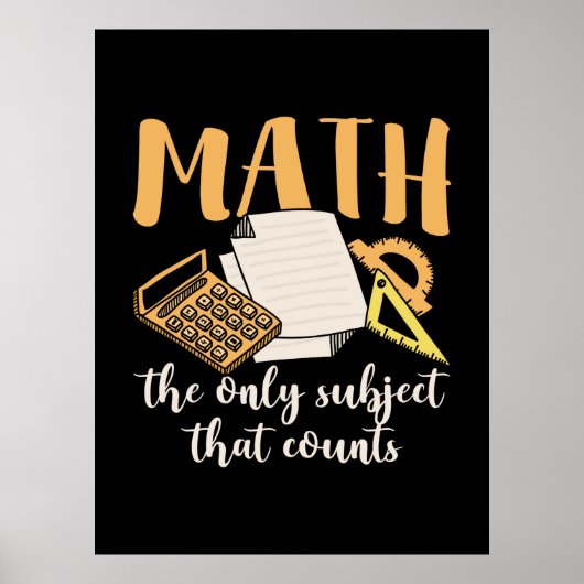 Math先生Math The Only Subject ポスター (正面)