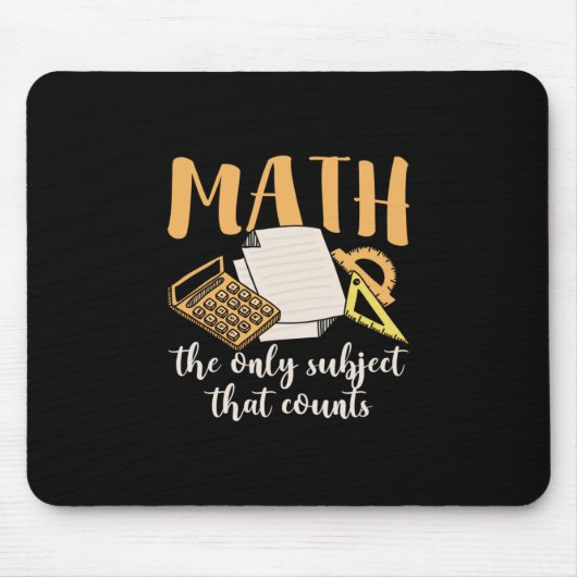Math先生Math The Only Subject マウスパッド (正面)