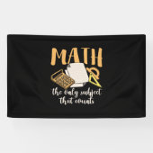 Math先生Math The Only Subject 横断幕 (横)