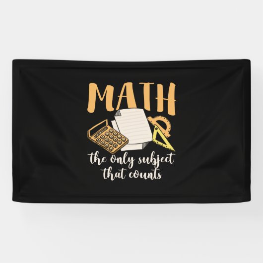 Math先生Math The Only Subject 横断幕 (横)