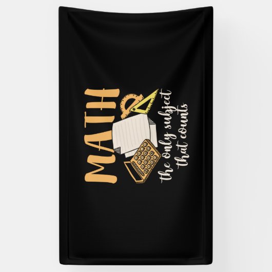 Math先生Math The Only Subject 横断幕 (縦)