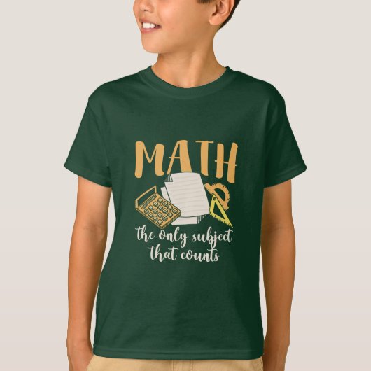 Math先生Math The Only Subject Tシャツ (正面)