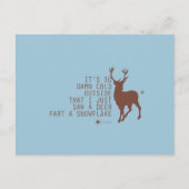 MATH衣服— COLD ™ ポストカード (正面)