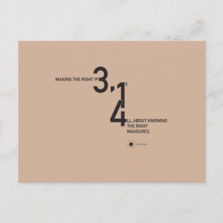 MATH衣服— PIE ™ ポストカード