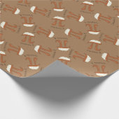 Math おもしろい Chocolate Pi記号 ラッピングペーパー (角)