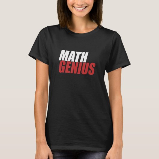 Math おもしろい Genius TシャツPi Day Tシャツ (正面)