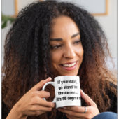 Math おもしろい Pun: Go Stand in the Corner コーヒーマグカップ