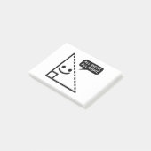 Math おもしろい Triangle T Shirt All Right, All Right. ポストイット (アングル)