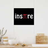 Math やる気を起こさせる Piポインスパイアースター ポスター (キッチン)