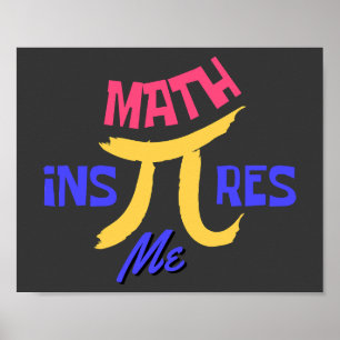 Math インスパイア Me Happy National Pi Day ポスター