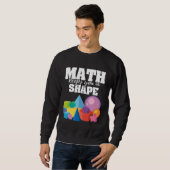 Math 保 MathmatiのMath前向き Mathmatiさん スウェットシャツ (正面フル)