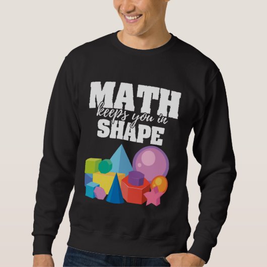 Math 保 MathmatiのMath前向き Mathmatiさん スウェットシャツ (正面)