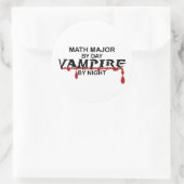 Math 専攻の Vampire by Night ラウンドシール (バッグ)