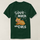 Math And Cats 1 Tシャツ (デザイン正面)