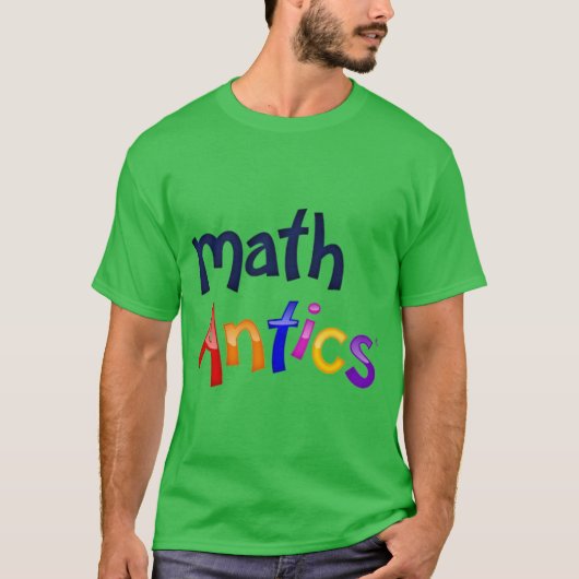 Math Antics Colorful Logo Tシャツ (正面)