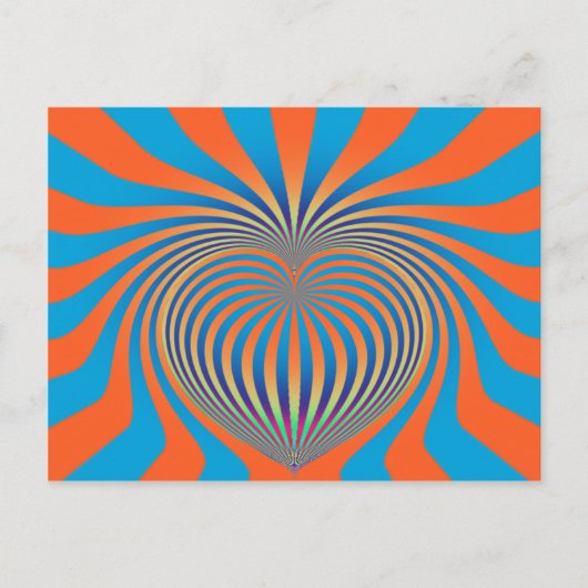 MATH ARTハートはがき ポストカード (正面)