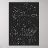 Math Blackboard ポスター (正面)