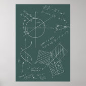 Math Blackboard ポスター (正面)
